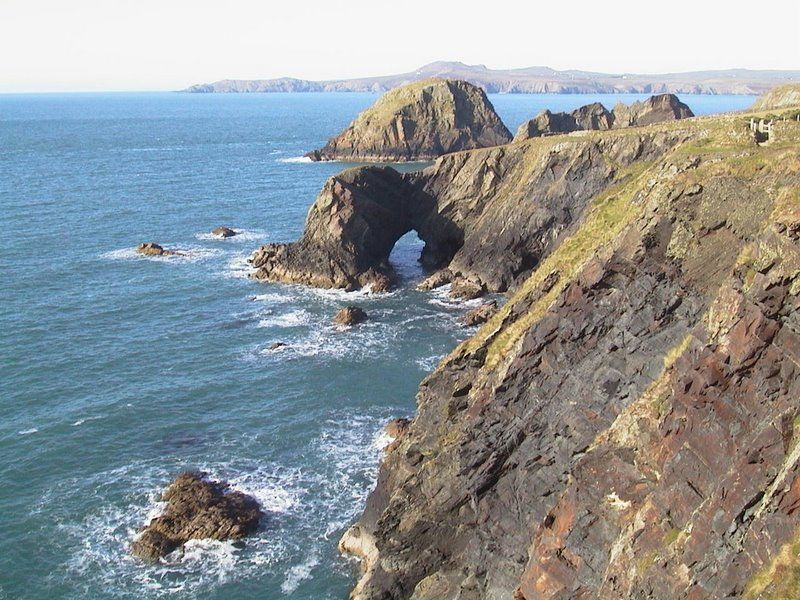 Trefin coast